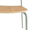 Lot de 2 chaises écolier bois de frêne