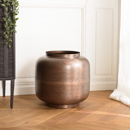 JOHAN Vase - 40cm x 38.5cm Copper Bronze Steel