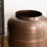 Vase JOHAN en acier couleur bronze cuivré