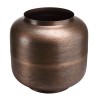 Vase JOHAN en acier couleur bronze cuivré
