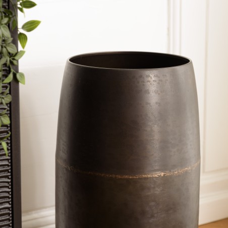 Vase JOHAN en acier couleur bronze cuivrée