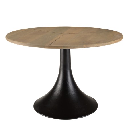 Table d'appoint JAMES en bois de manguier 65x65cm