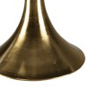 JAMES Coffee Table 100x56cm - Marble Top & Gold Flared Legs