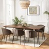 Table à manger KIARA en bois recyclé 220x100cm