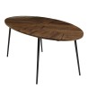 Table à manger ovale KIARA 240x110cm