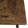 KIARA Rectangular Dining Table 220x100cm - Teak Top and Steel Legs