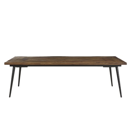KIARA Rectangular Coffee Table 135x70cm - Geometric Shapes Design