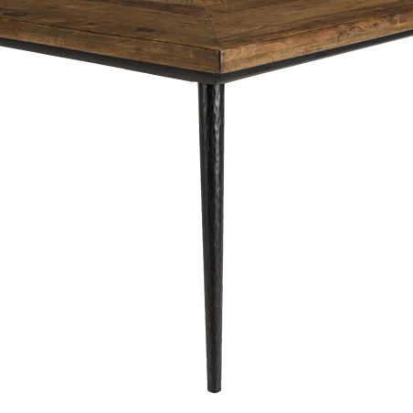 KIARA Rectangular Coffee Table 135x70cm - Geometric Shapes Design