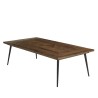 Table basse KIARA - Formes géométriques en bois recyclé