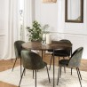 KIARA Round Dining Table 120x120cm Recycled Wood