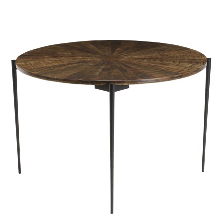 KIARA Round Dining Table 120x120cm Recycled Wood