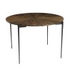 KIARA Round Dining Table 120x120cm Recycled Wood