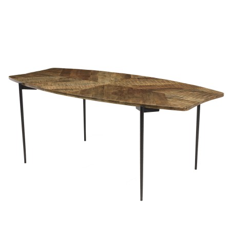 Table à manger KIARA en bois recyclé 200x100cm