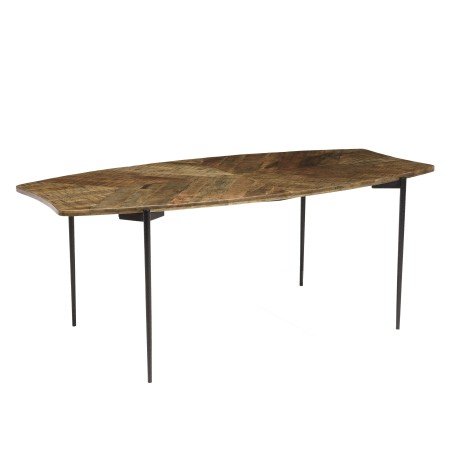 Table à manger KIARA en bois recyclé 200x100cm