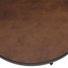 Table à manger BASILE 120x120 couleur rouille