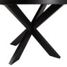 Table à manger BASILE 120x120 couleur rouille