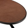 Table à manger BASILE 220x110 couleur rouille effet pierre
