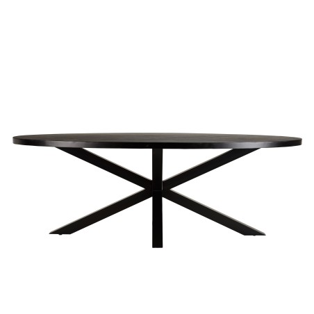Table à manger BASILE 220x110cm effet pierre doré