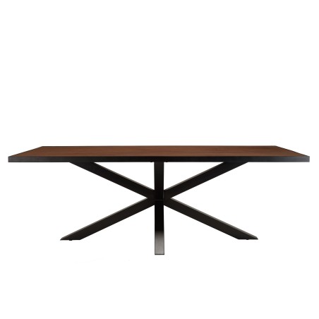 BASILE Dining Table 220x100 Rust Color Stone Effect