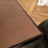 BASILE Dining Table 220x100 Rust Color Stone Effect