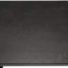 BASILE Dining Table 220x100cm Black Stone Effect Top