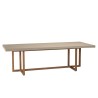 WALLY Rectangular Dining Table 243x100cm in Beige Concrete