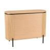 CHARLIE - Retro Brown Chest of Drawers with 3 Drawers