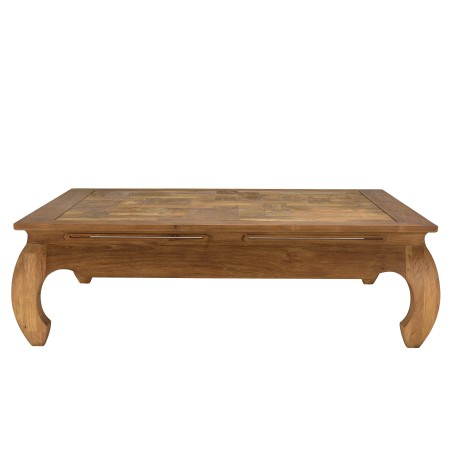 SIXTINE Opium Table 120x120cm - Recycled Teak with Mosaic Top