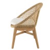 VALERIA Set of 2 Rounded Garden Armchairs