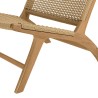 Lot de 2 fauteuils lounge de jardin VALERIA