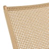 Bain de soleil VALERIA en teck naturel et rotin synthétique