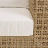 Valeria 6-Seater Garden Furniture Set - Beige Synthetic Rattan