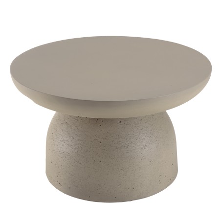 HECTOR Round Coffee Table 70x70cm - Concrete Effect