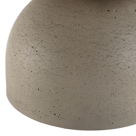 HECTOR Round Coffee Table 70x70cm - Concrete Effect