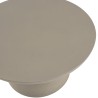 Table basse ronde HECTOR 70x70cm effet béton