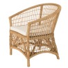 Fauteuil en rotin naturel KALLY - Confort et élégance