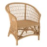 Fauteuil en rotin naturel KALLY - Confort et élégance