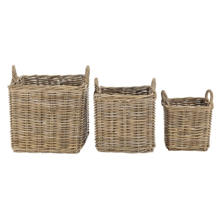 KALLY - Set of 3 Square Storage Baskets