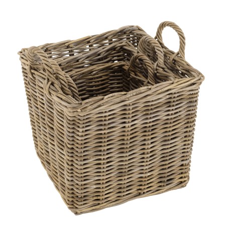 KALLY - Set of 3 Square Storage Baskets