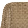 Lot 2 fauteuils jardin rotin synthétique KALLY