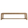 KALLY - 300x95cm Recycled Teak Dining Table in Natural Color