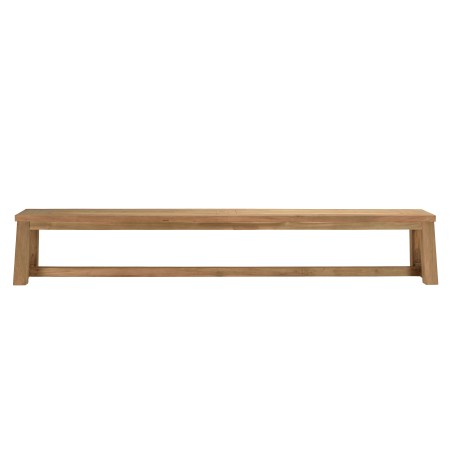 Banc de jardin en teck recyclé 270x35cm