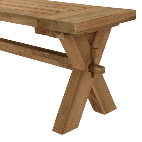 KALLY Garden Bench 270x35cm - Recycled Teak