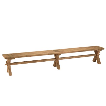 KALLY Garden Bench 270x35cm - Recycled Teak