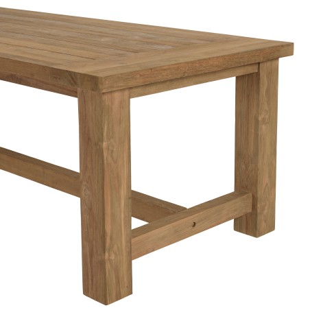 KALLY Garden Dining Table 220x100cm - Recycled Teak
