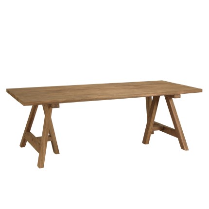KALLY Garden Dining Table 220x100cm Recycled Teak