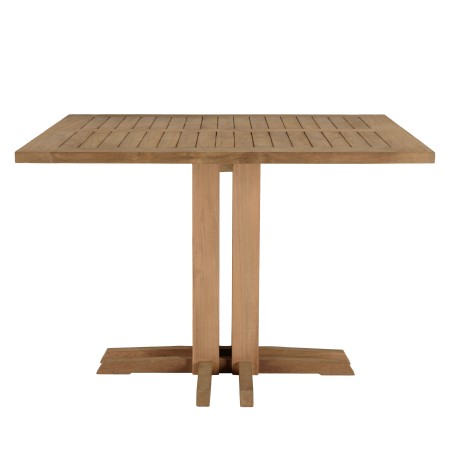 KALLY Square Garden Dining Table 110x110cm Recycled Teak