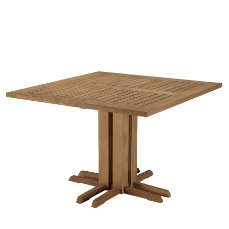 KALLY Square Garden Dining Table 110x110cm Recycled Teak