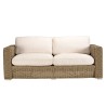 KALLY 5-Seater Garden Furniture Set - Taupe Synthetic Rattan