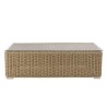 KALLY 5-Seater Garden Furniture Set - Taupe Synthetic Rattan